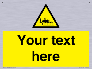 Custom warning grounding cruiser on lock cill